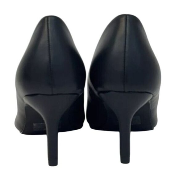 CHASE+CHLOE / Julian-1 / Black / Faux Leather / Pointed / Toe / Pumps With 2.5" - Picture 5 of 8